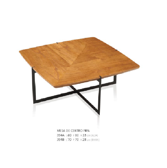PREÇO + BARATO DO BRASIL | Mesa de Centro Pipa 394 | Msul Móveis