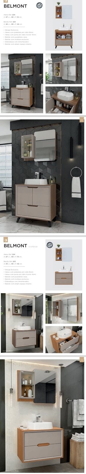 Conjunto de Banheiro | Belmont | Balcony 0625