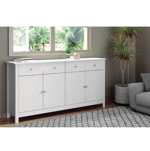 Aparador Buffet C/ 4 Portas e 4 Gavetas | R 604 | Ditália Móveis
