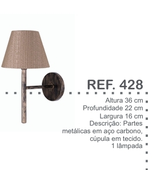 Arandela 428 - 428 / 65 | Luminum 0626