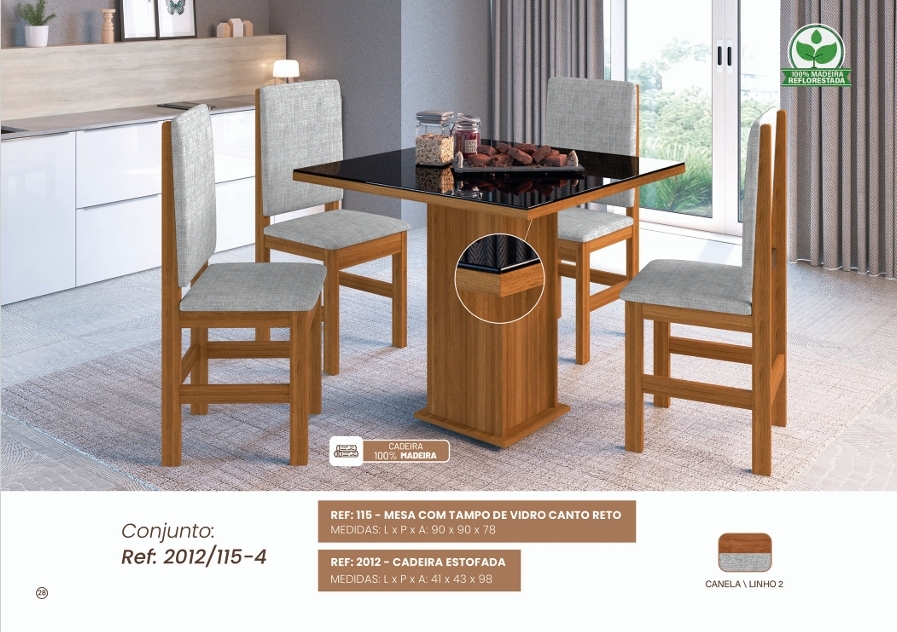 Mesa 115 + Cadeira 2012 | Zamarchi 0626