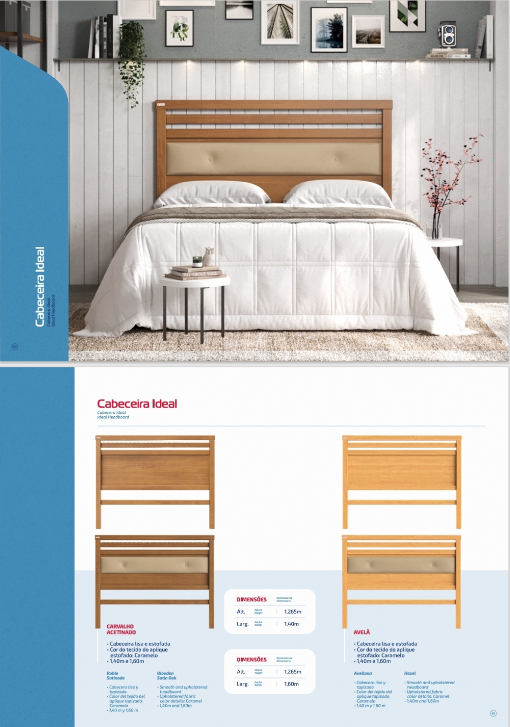 Cabeceira Ideal | Tozetto 1125