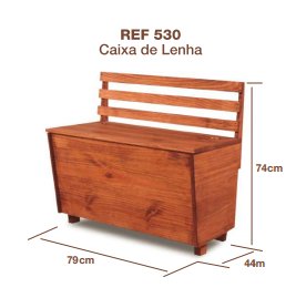 PREÇO + BARATO DO BRASIL | Caixa De Lenha Ripada | Ref 530 | ZN 
