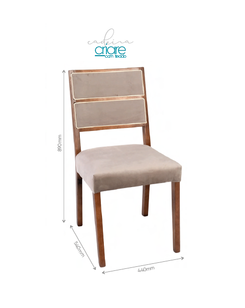 Cadeira Criare c/ Tecido | Rogar