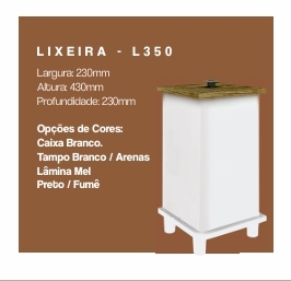 Lixeira L350 | Ozini 0626