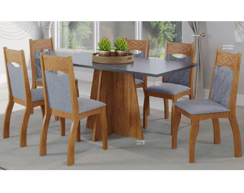 Conjunto Dell Mesa + Cadeira | Viero