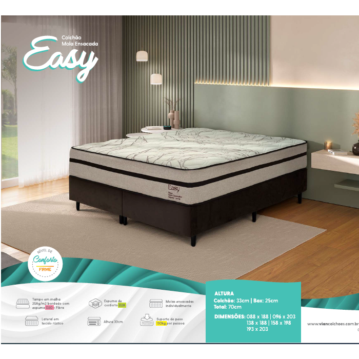 PREÇO + BARATO DO BRASIL | Colchão Easy | Viero Colchões
