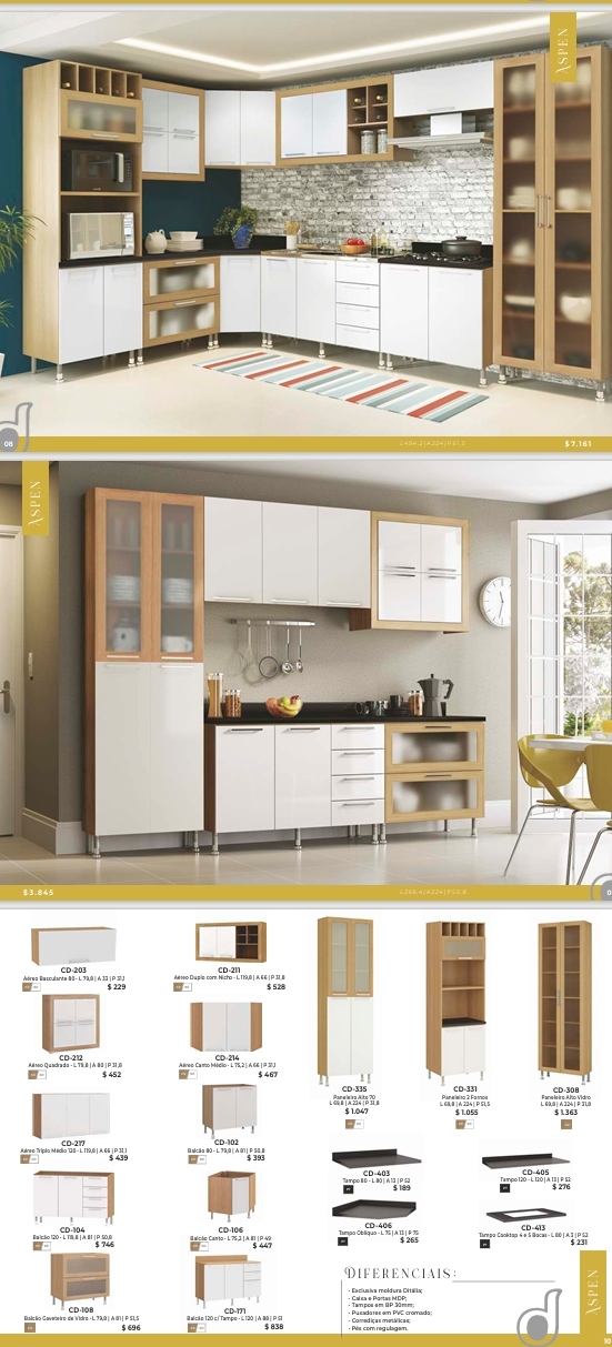 Cozinha Aspen | Venda:-60% | Ditalia 0725