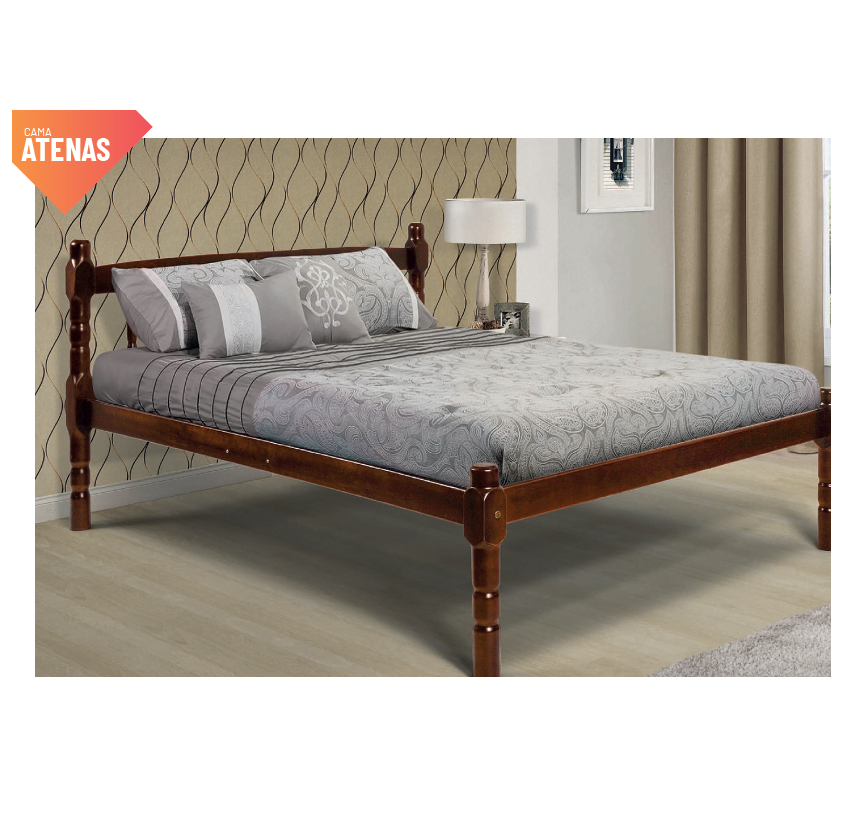 PREÇO + BARATO DO BRASIL | Cama Casal Atenas | Disa