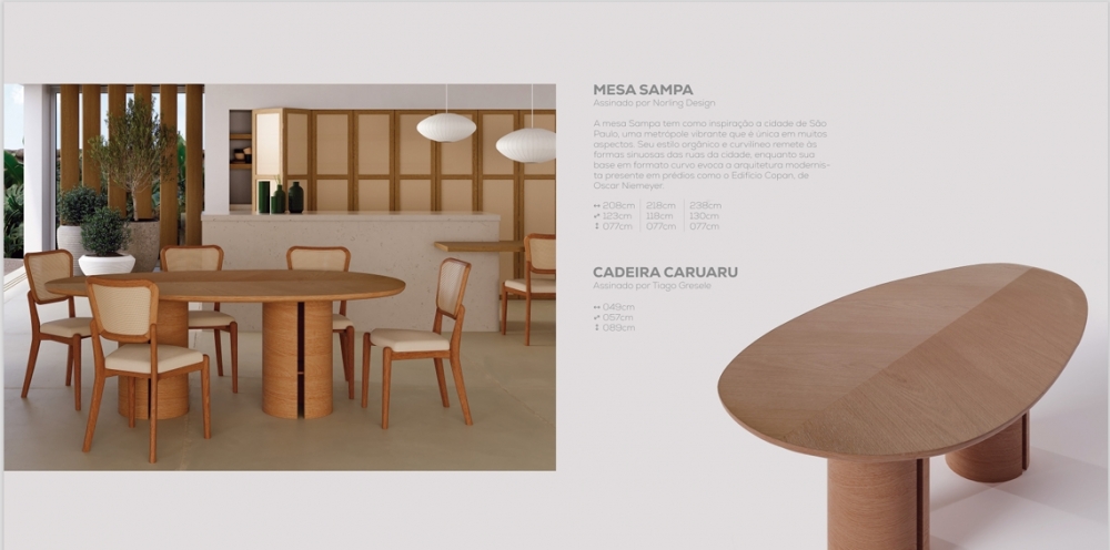 Mesa Sampa + Cadeira Caruaru | Macrosul 1025