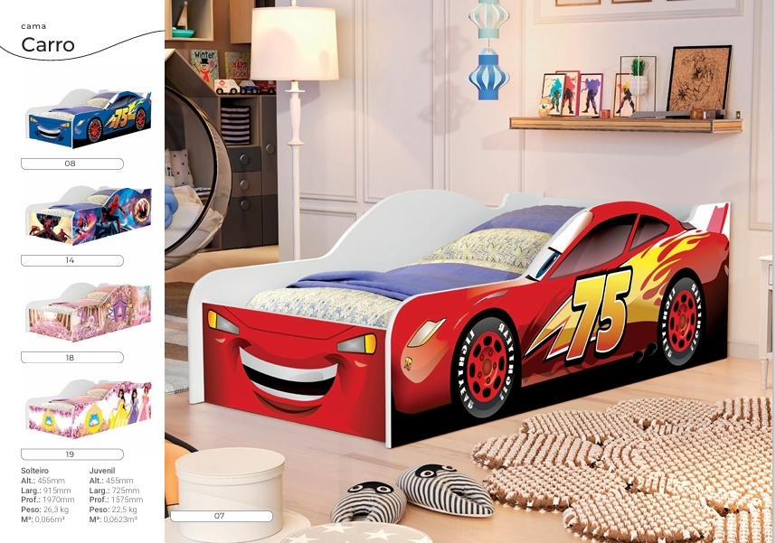 Cama Carro | Madec | 0325	