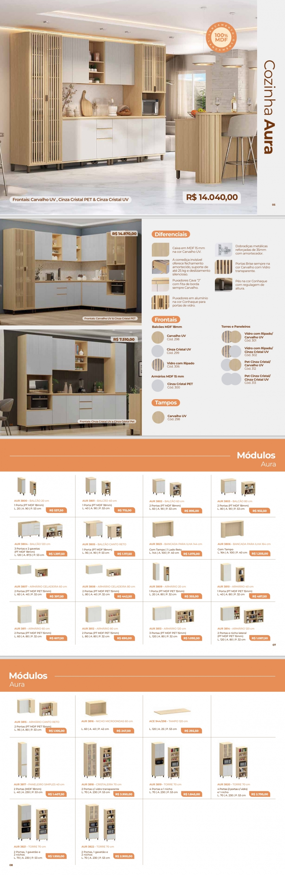 Cozinhas Moduladas| Venda: -55% 0325