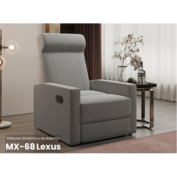 Poltrona Giratória e de Balanço MX-68 Lexus | A partir de R$ 1.839,00 | Matrix