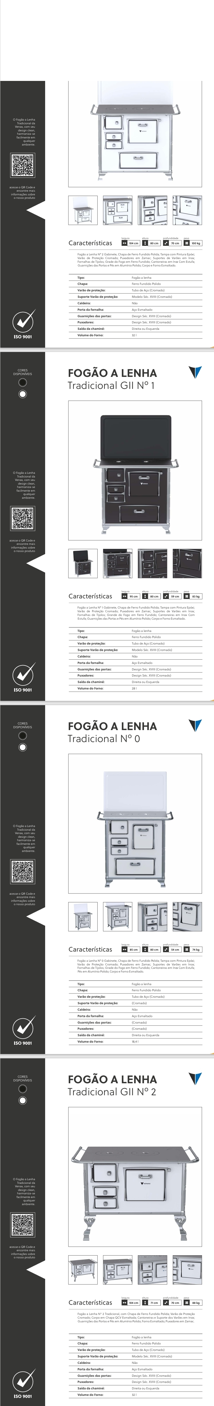 Fogão a Lenha | Tradicional GII Premium | Venax 0425
