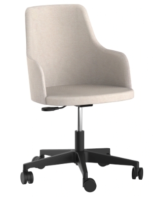 Cadeira Ella Office C/Braços Base Nylon | J MARCON 0626