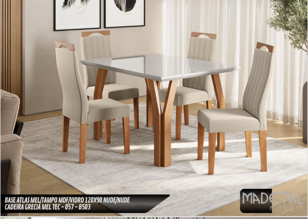 Mesa Atlas + Cadeira Atlas | Madetal 0626