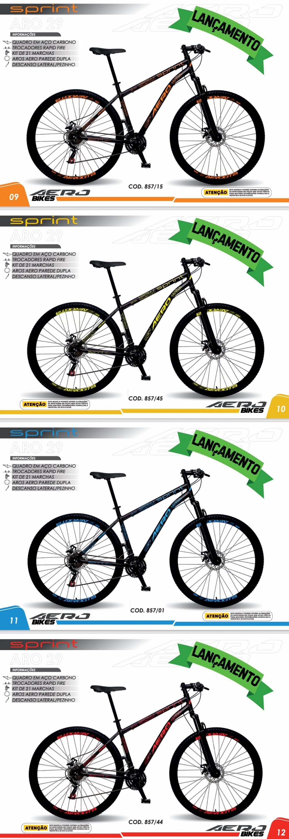Bicicletas Aro 29 | Aero Bike 0925