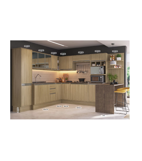 Cozinha Modulada Luana | MAC