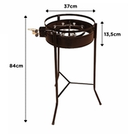 Fogareiro Duplo Pedestal | 5475 | Lindelli 0326