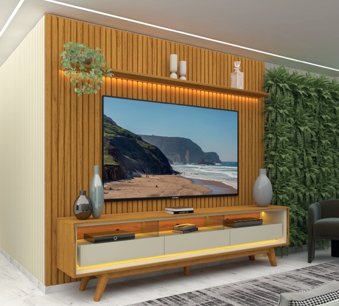 Conjunto Nobre + Rack Requinte | Gelius 0626