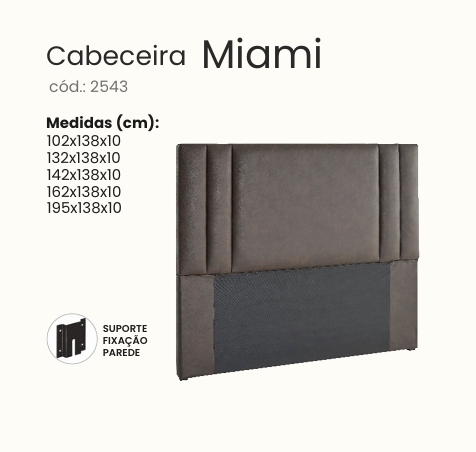 Cabeceira Miami | Estofama 0626