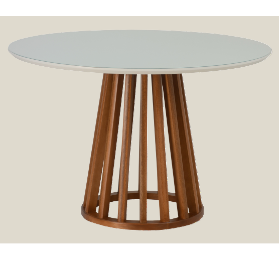 PREÇO + BARATO DO BRASIL | Mesa Redonda Ripada | Decora Móveis