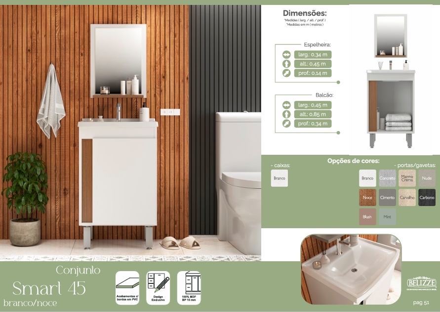 Conjunto Smart 45 | Consulte Valores Na Descrição | Belizze 1026
