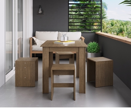 Mesa 11000 / Banqueta 2906 | Móveis Canção 0526