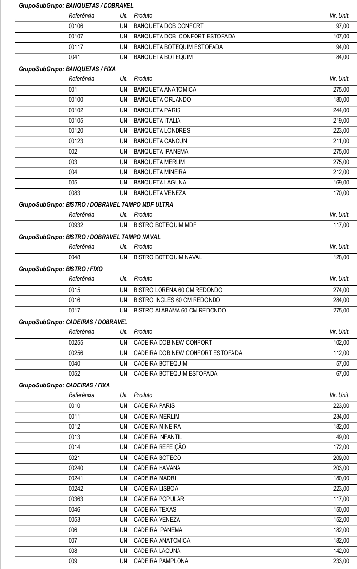 ZCADEIRAS PARANA +45 0425