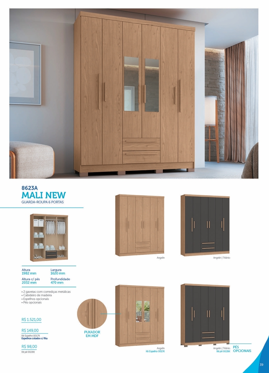 Roupeiro Mali New | 8623A | Castro : Venda -40% 0425