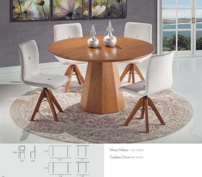 Conjunto Mesa Milano + Cadeira Orion | ACG 0526