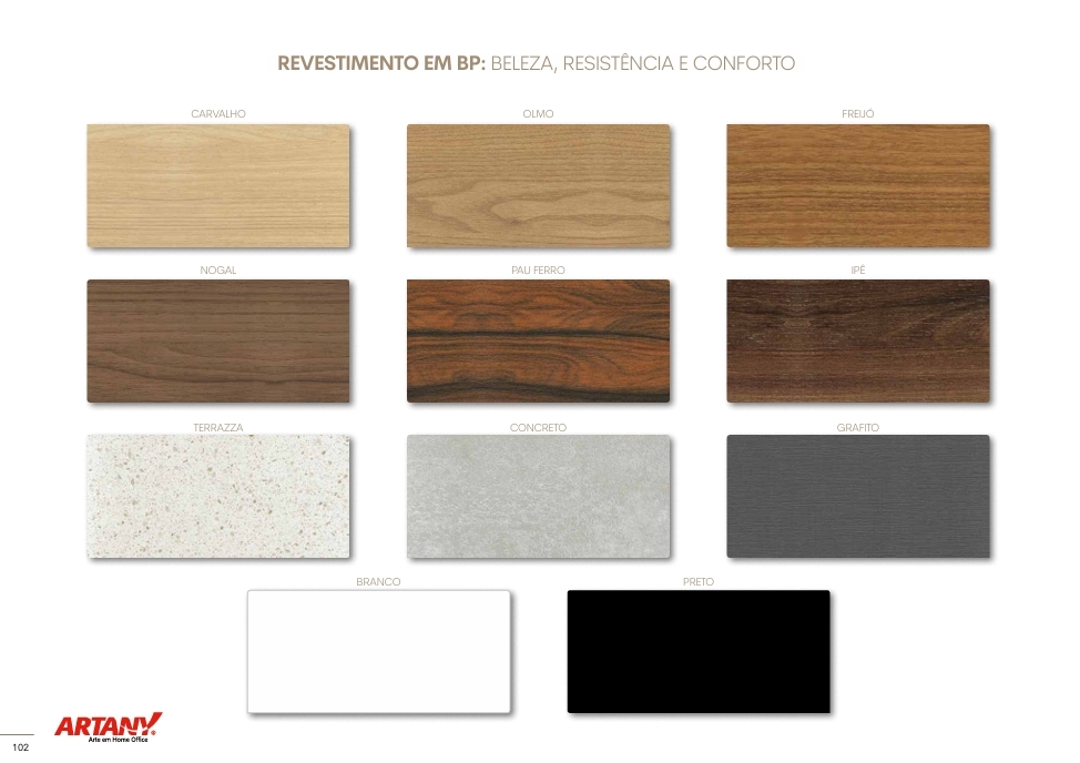 ZArtany Revestimento e Cores