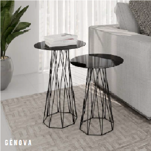 PREÇO + BARATO DO BRASIL | Mesa Lateral Genova | Euronobre