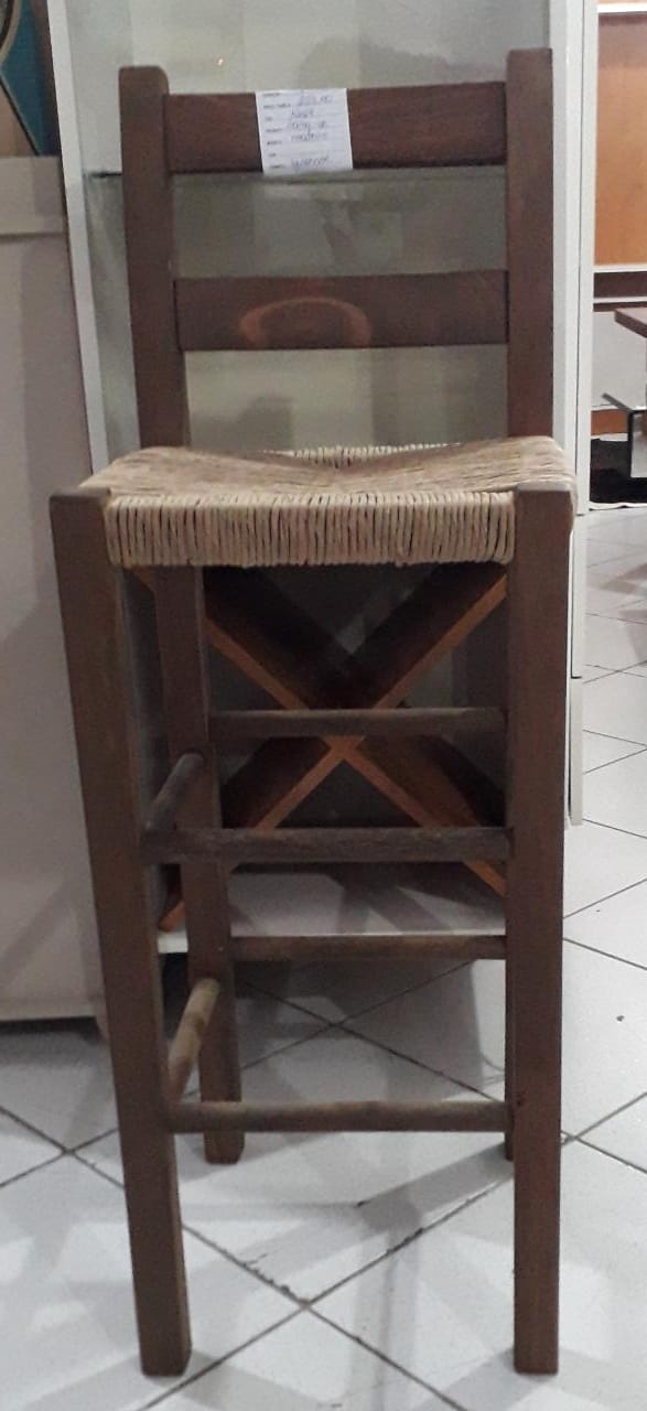 Banqueta barde madeira | Ref 12129 | Girassol Distribuidora 