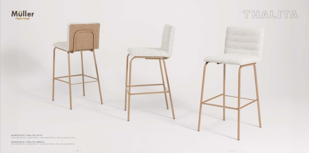 Banqueta Thalita | Muller Elegant 0726
