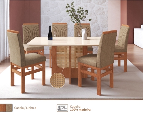 Conjunto 15 | Mesa + Cadeira | Zamarchi 0926