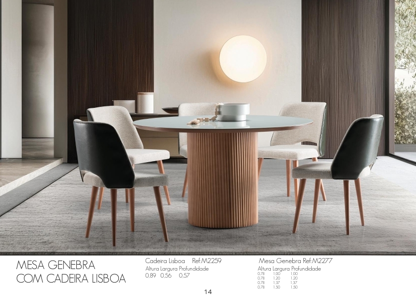 Conjunto | Mesa Genebra + Cadeira Lisboa | ACG 0626